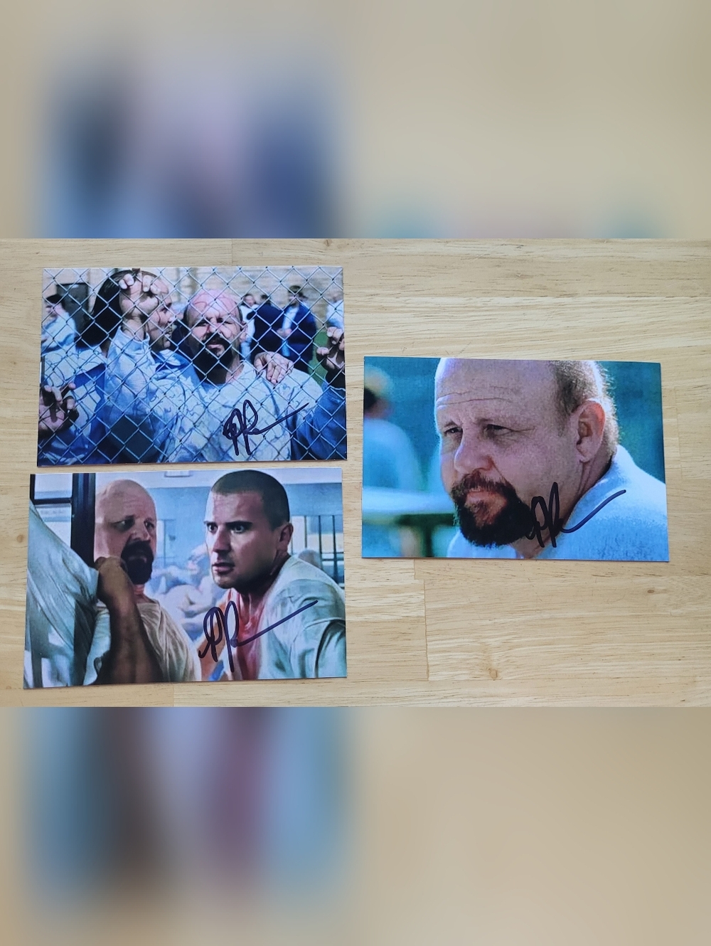 Peter J Reineman Prison Break Hand Signed 4x6 Autograph Photos